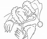 Grinch Coloring Pages Printable Christmas Whoville Color Funny Print Who Coloring4free Stole Cindy Bad Houses Clip Book Max Mood Character sketch template