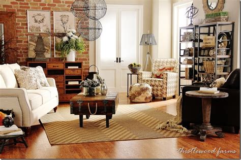 superb industrial farmhouse living room home family style