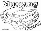 Coloring Pages Mustang Ford Car Boys Cars Kids Late Model Print Printable Book Logo Boy Drawing Race Gt Sheets Dirt sketch template