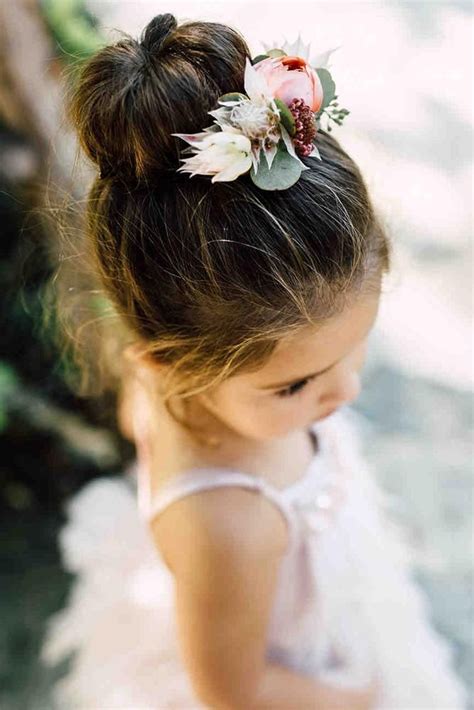 33 cute flower girl hairstyles 2020 update wedding forward