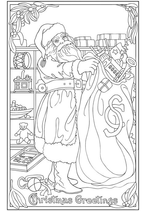 printable vintage christmas coloring pages   gmbarco