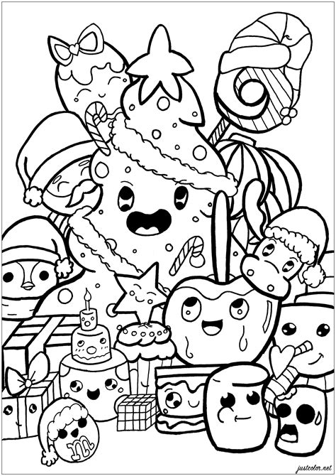 christmas doodle doodle art doodling adult coloring pages