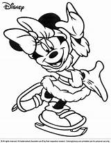 Minnie Infantis Skating 1200artists Coloriage sketch template
