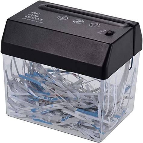 amazoncom luckymo cross cut paper shredder shredders  small  automatic mini portable