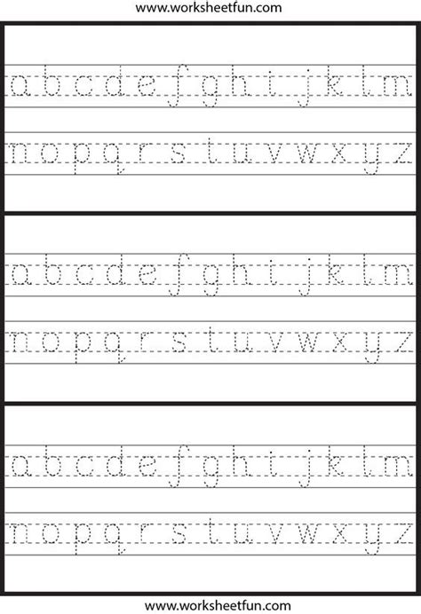 small letters tracing tracing letters lowercase letters practice