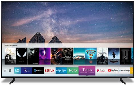 samsung smart tvs  launch itunes movies tv shows  support airplay  beginning spring