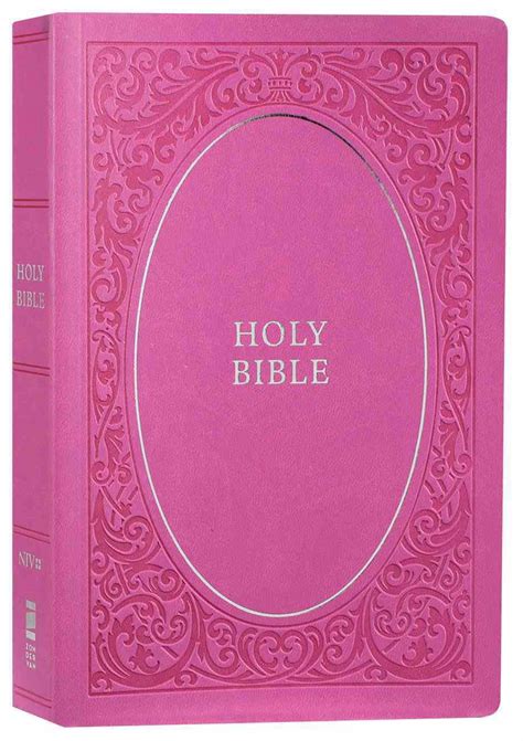 Niv Holy Bible Soft Touch Edition Pink Black Letter Edition By