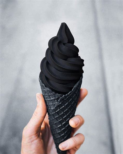 black ice cream repost icecreamery