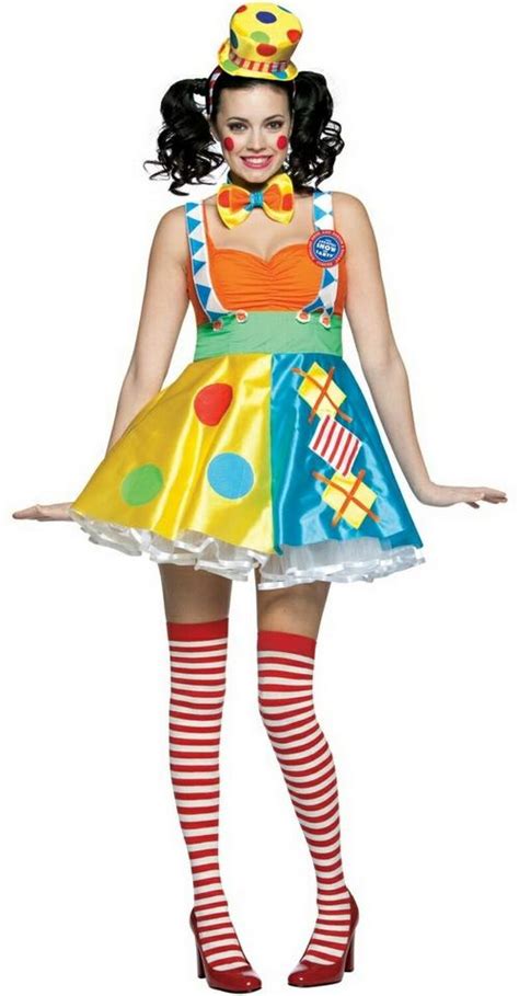 ladies clown costume
