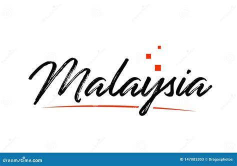 malaysia country typography word text  logo icon design stock illustration illustration
