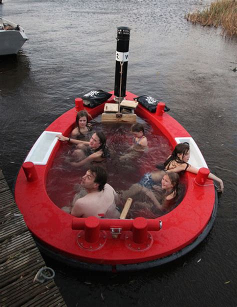 The Hottug The World’s First Wood Fired Hot Tub That You