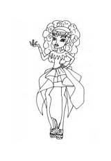 Wishes Abbey Coloring Bominable Howleen sketch template