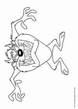 Coloring Pages Devil Cartoon Taz Tasmanian Tunes Tazmanian Sheets Kids Character Printable Looney Color Colouring Book Disney Back Wallpapersafari Choose sketch template