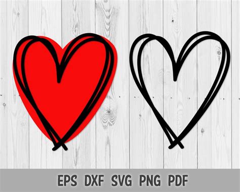 layered heart svg free 183 svg file for diy machine