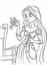 Coloring Pages Pascal Rapunzel Getcolorings sketch template