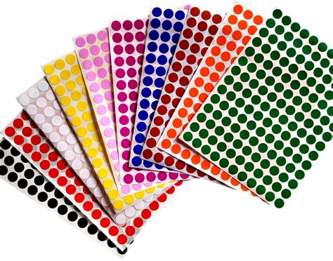 color coding labels     mm  dot stickers  pack  shipping