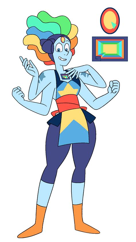 An Image Of A Cartoon Character With Colorful Hair And Blue Skin