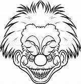 Clown Killer Horror Clowns Klowns Outer Klown Albanysinsanity Malvorlagen Tueur sketch template
