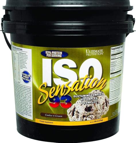 ultimate nutrition iso sensation  fat  whey protein isolate