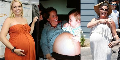 celeb women who packed on the most pounds during pregnancy