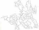 Kyurem Pokemon Pages Coloring Form Deviantart Template sketch template