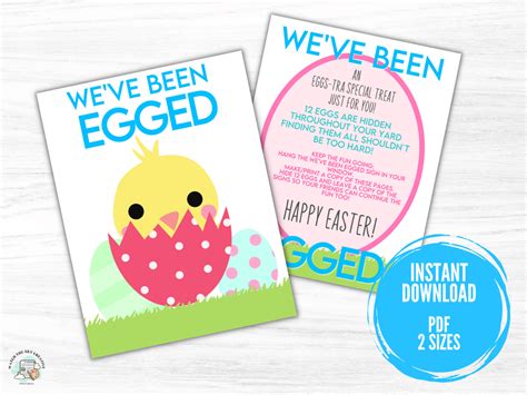 printable youve  egged signs  petite planner