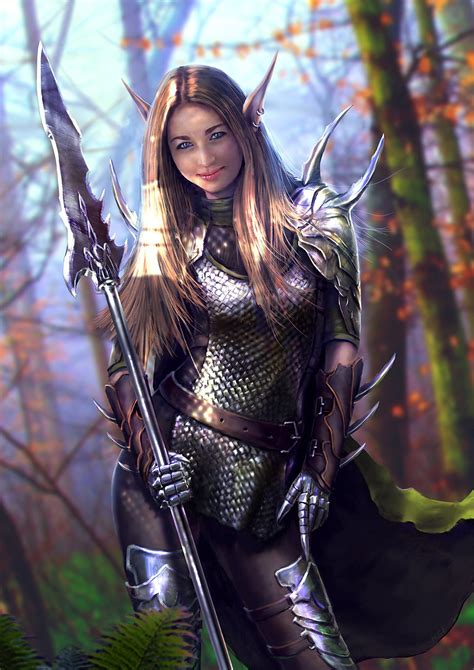 fantasy armor elf girl warrior wallpaper 1440x2036 746128 wallpaperup