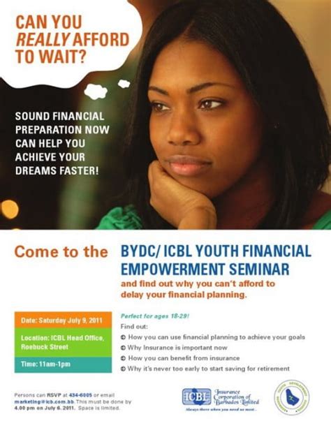 Barbados Youth Development Council With Icbl Youth Financial