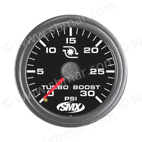 smx marine turbo boost gauge kit