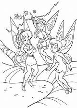 Coloring Pixie Hollow Pages Fairy Sheets sketch template