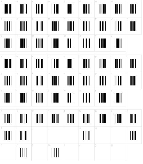 barcode font