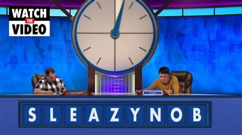 hilarious countdown moments game show board spells out rude word the