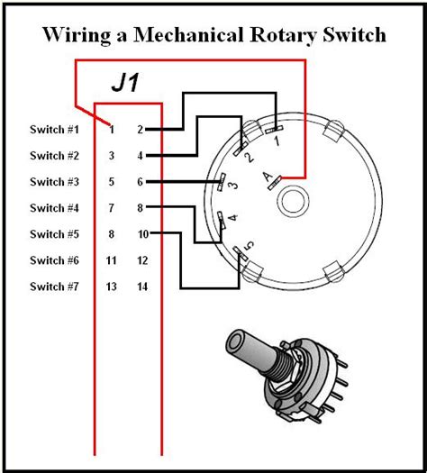 diagrams wiring  position rotary switch diagram   wiring diagram