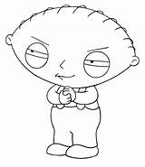 Coloring Stewie Pages Evil Guy Family Griffin Drawing Color Brian Print Getcolorings Drawings Characters Getdrawings 88kb sketch template