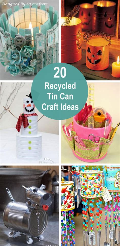 recycled tin  craft ideas styletic