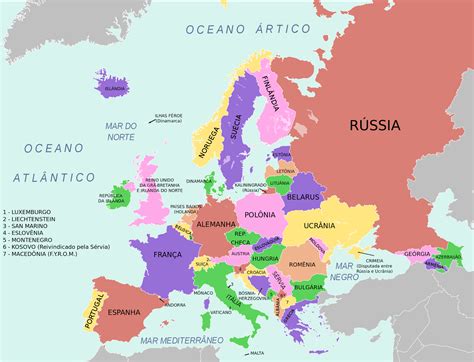 observe  mapa da europa  assinale  alternativa  nao corresponde