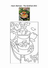 Matisse Colouring Tes sketch template