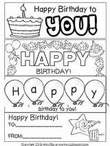 Birthday Teacher Happy Printable Bookmarks Card Coloring Cards Pages Color Students Classroom Template School Birthdays Freebies Student Choose Board Teacherspayteachers sketch template