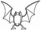 Pokemon Golbat Coloring Pages Drawings Pokémon Morningkids sketch template