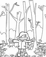 Coloring Autumn Pages Child Wood Topcoloringpages Forest Print Colouring Fall Children sketch template