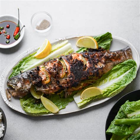 grilled  fish recipe charcoal  gas grill hungry huy