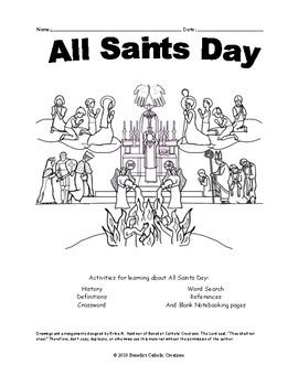 kindergarten printable worksheet catholic  printable  saints
