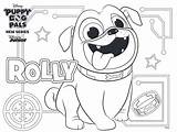Puppy Visit Coloring sketch template