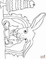 Coloring Alice Wonderland Pages Mad Hatter Hare March Tea Party Beetlejuice Printable Color Arctic Getcolorings Getdrawings Colorings Supercoloring Print sketch template