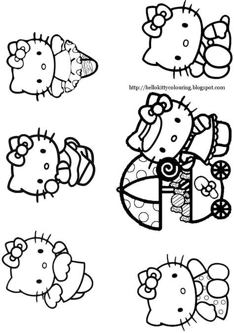 interactive magazine  kitty colouring page