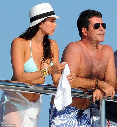 simon cowell s pregnant lover lauren silverman fled naked through window to avoid being caught