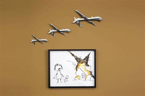 civilian drone strike  banksy explained