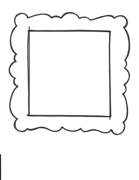 printable picture frame templates document templates