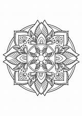 Mandalas Malvorlage Kranich Ausmalbild sketch template