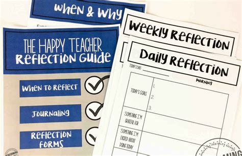 teacher reflection guide    reflect    teacher